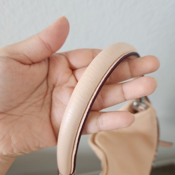 Marc Jacobs Covertible Hobo Tropical Peach Cow Leather Shoulder Bag Large - Picture 14 of 15